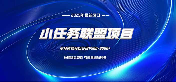 小任务联盟项目：一台电脑每天只需10分钟，轻松简单稳定-摇钱述