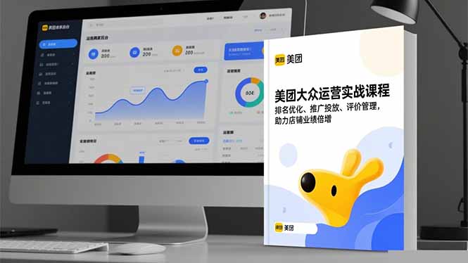 美团大众运营实战课程,排名优化、推广投放、评价管理,助力店铺业绩倍增-摇钱述