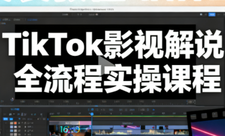 凌帧·TikTok影视解说全流程实操-摇钱述