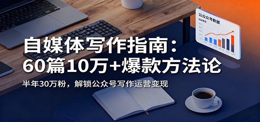 自媒体写作指南：60篇10万+爆款方法论，半年30万粉，解锁公众号写作运营变现-摇钱述