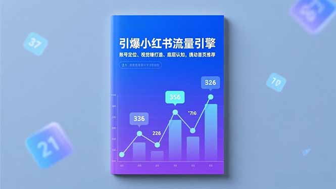 引爆小红书流量引擎，账号定位、视觉锤打造、底层认知，撬动首页推荐-摇钱述